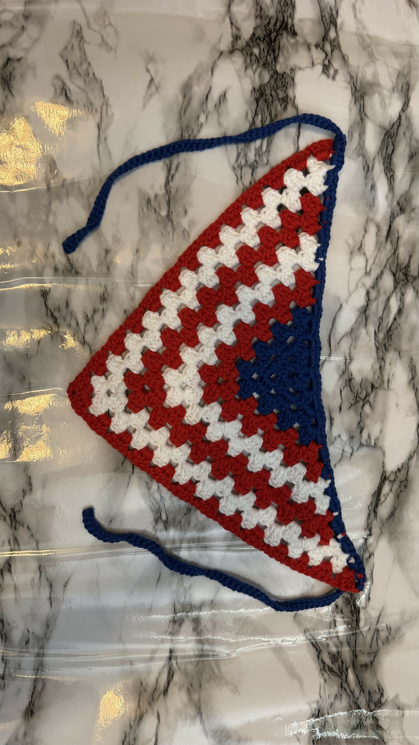 Crochet bandanna