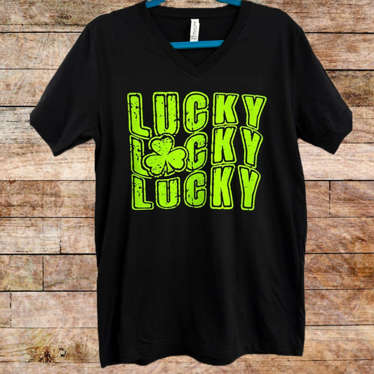 Lucky Womans Vneck Tshirt