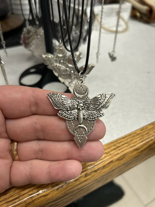 Lunar Moth Necklace