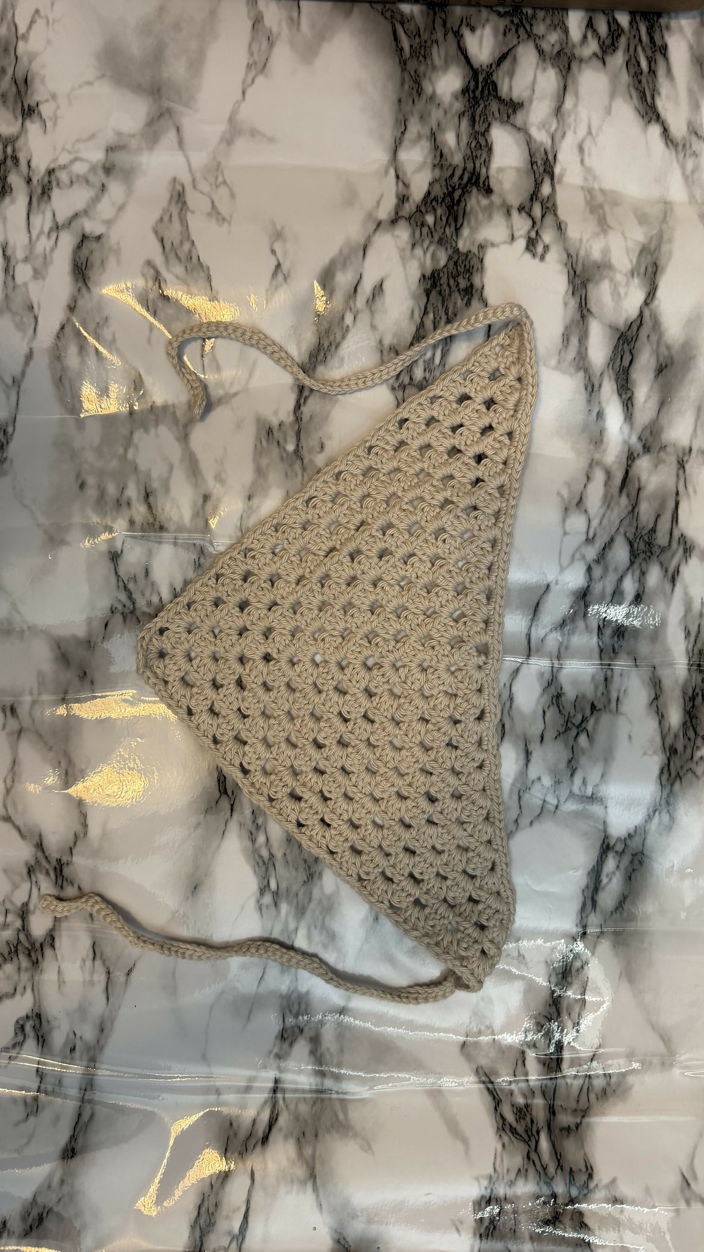 Crochet bandanna