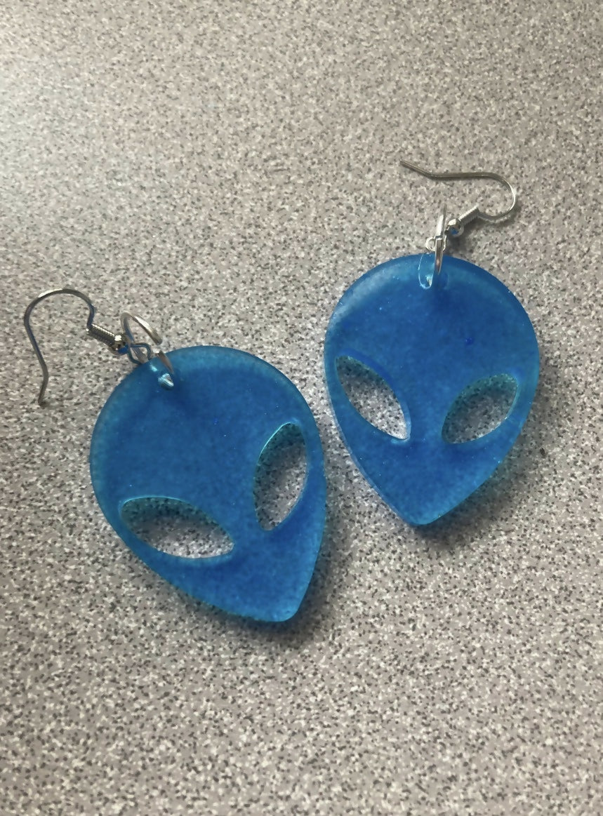 Alien Dangle Earrings