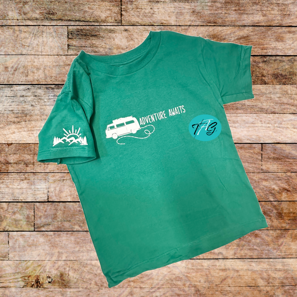 Adventure Awaits Kids Tshirt