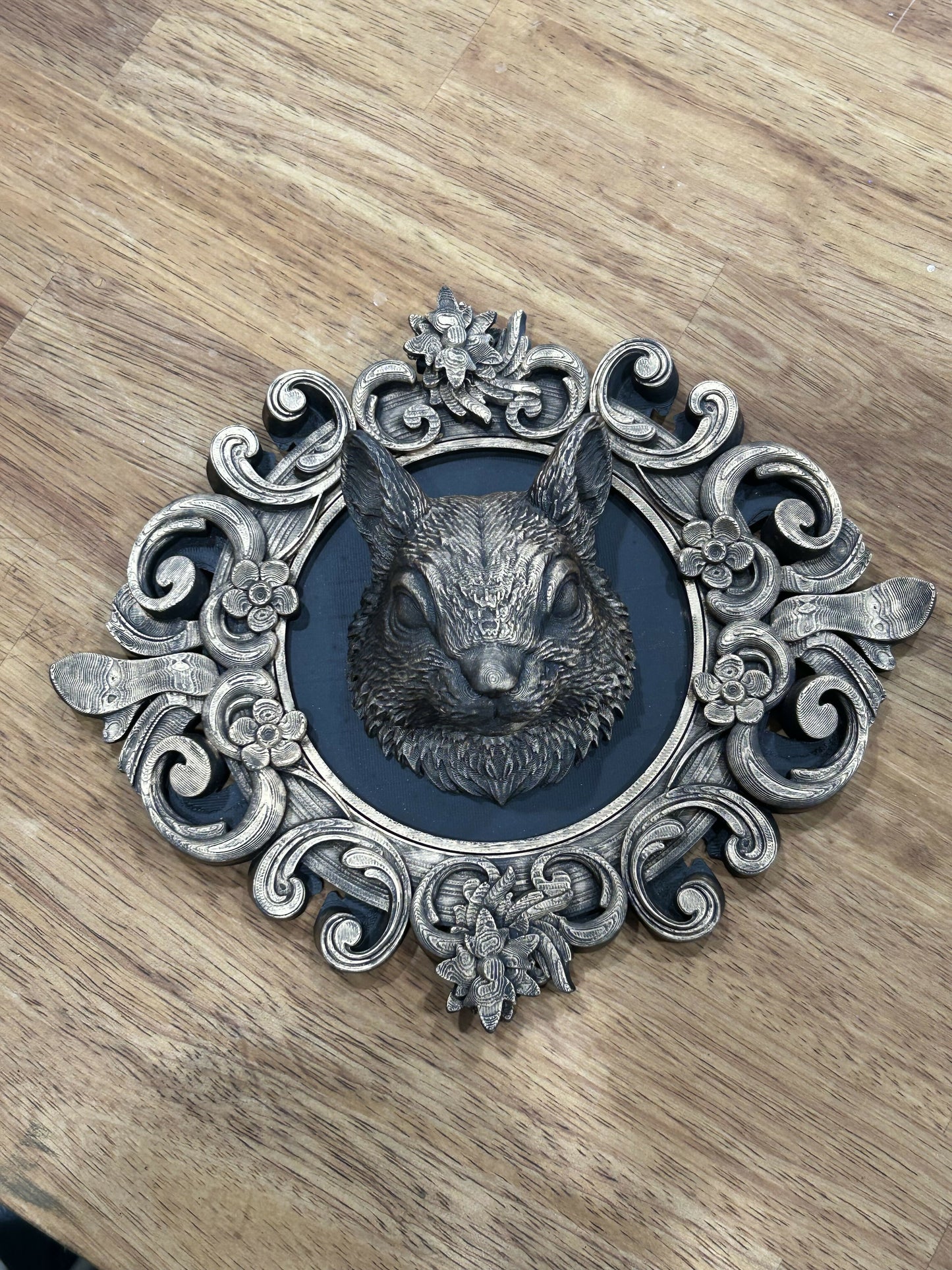 Squirrel wall hanging