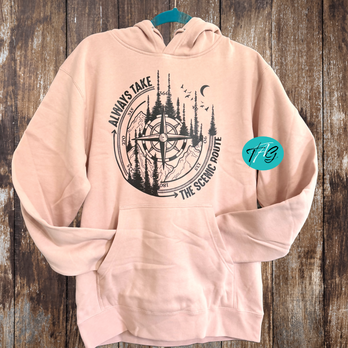 Always take the scenic route Hoodie