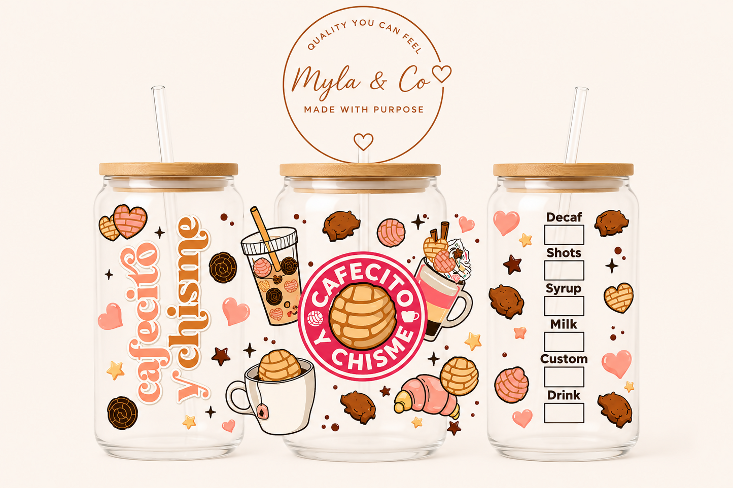 16oz Glass Tumblers