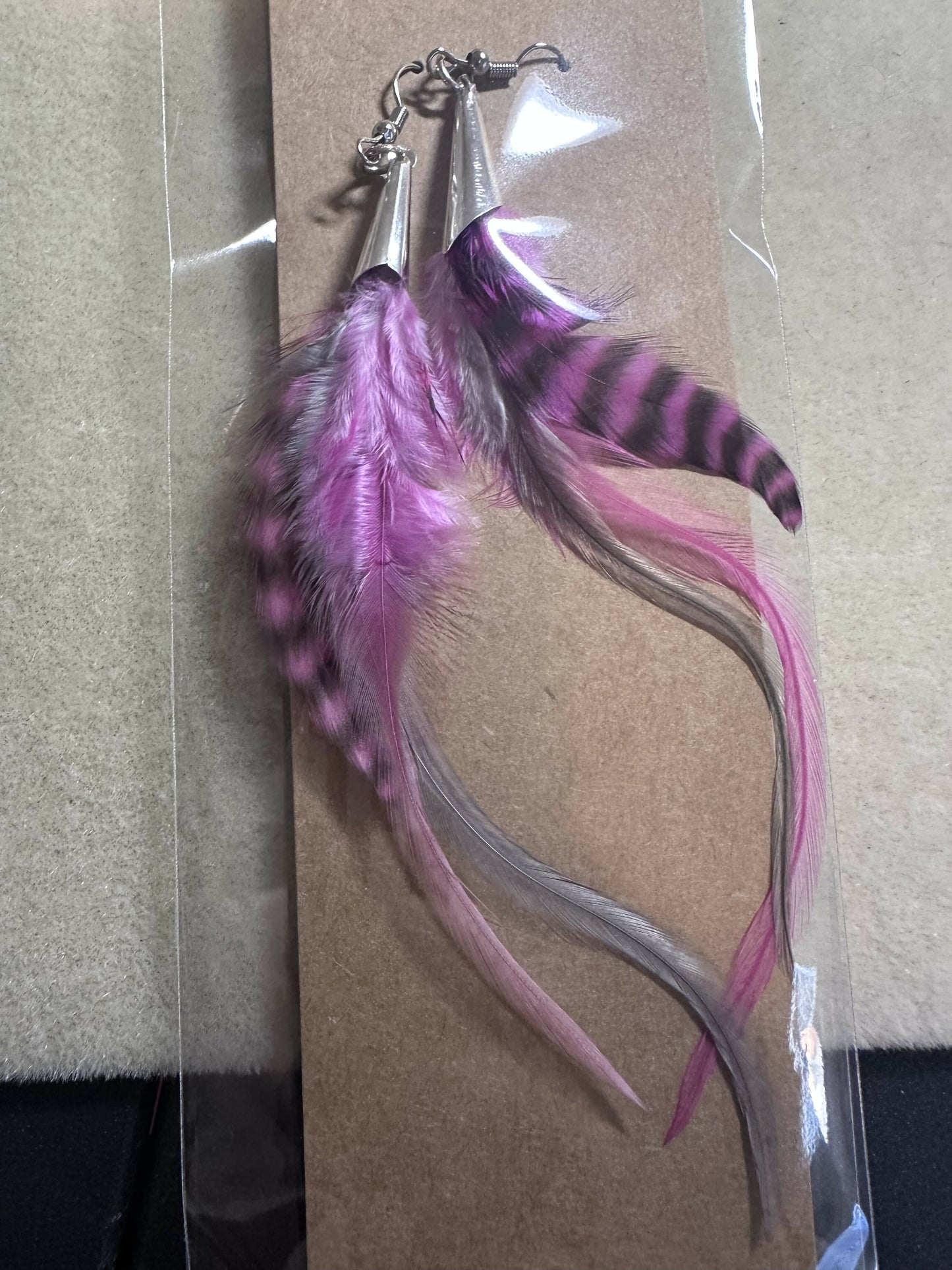 MJ Feather earrings