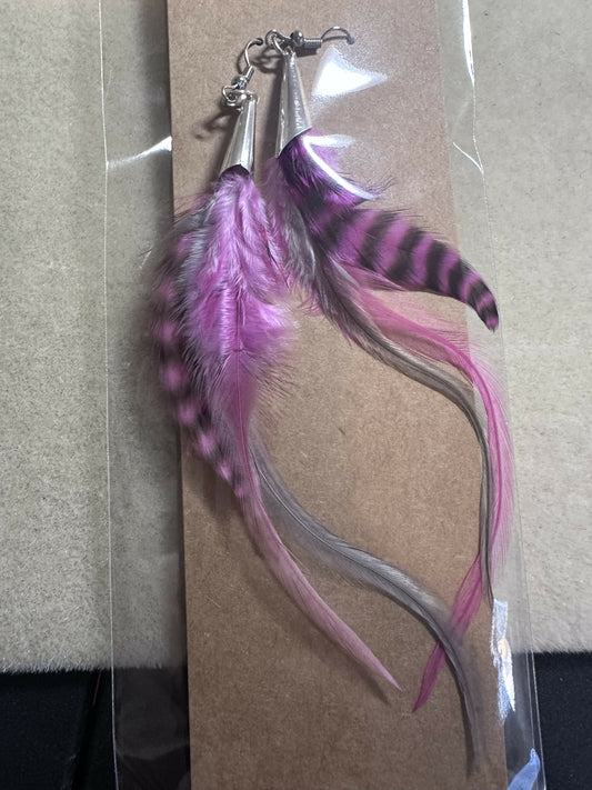 MJ Feather earrings