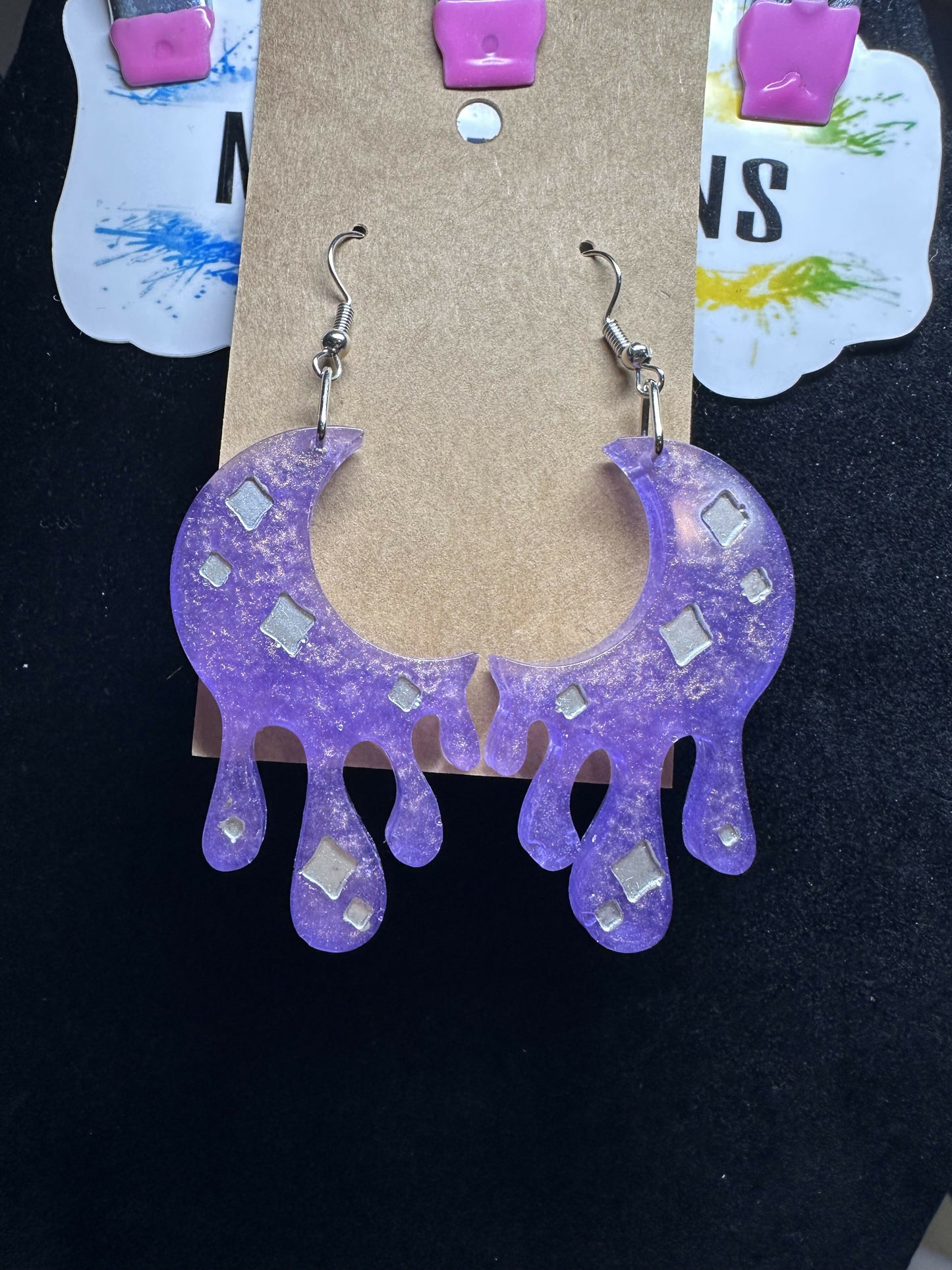MJ colorful resin jewelry