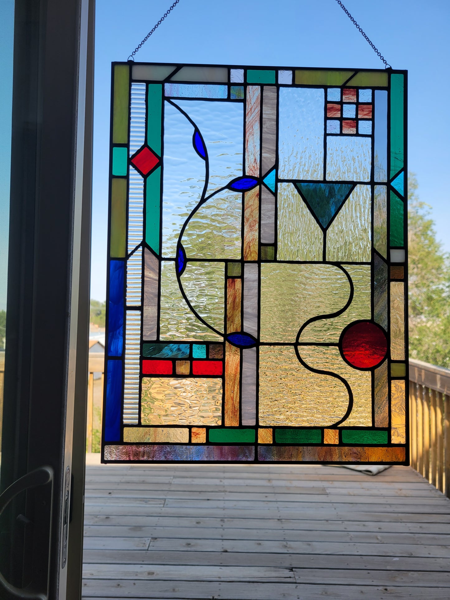 Shapes and Lines Stained Glass