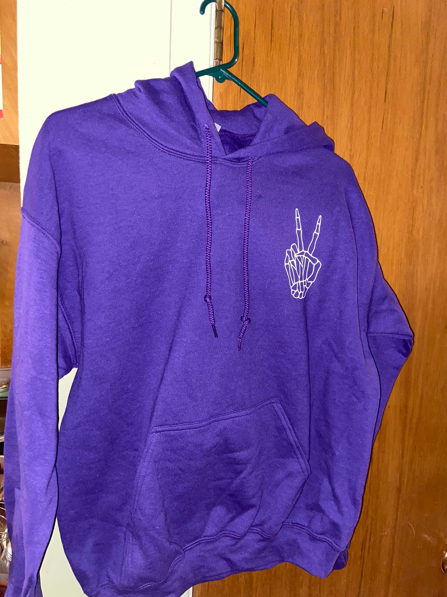 Skelly hoodie purple