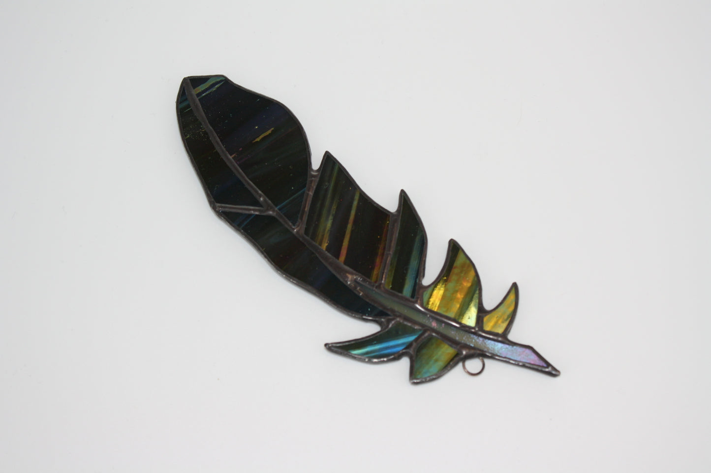 Stained Glass Feather 1