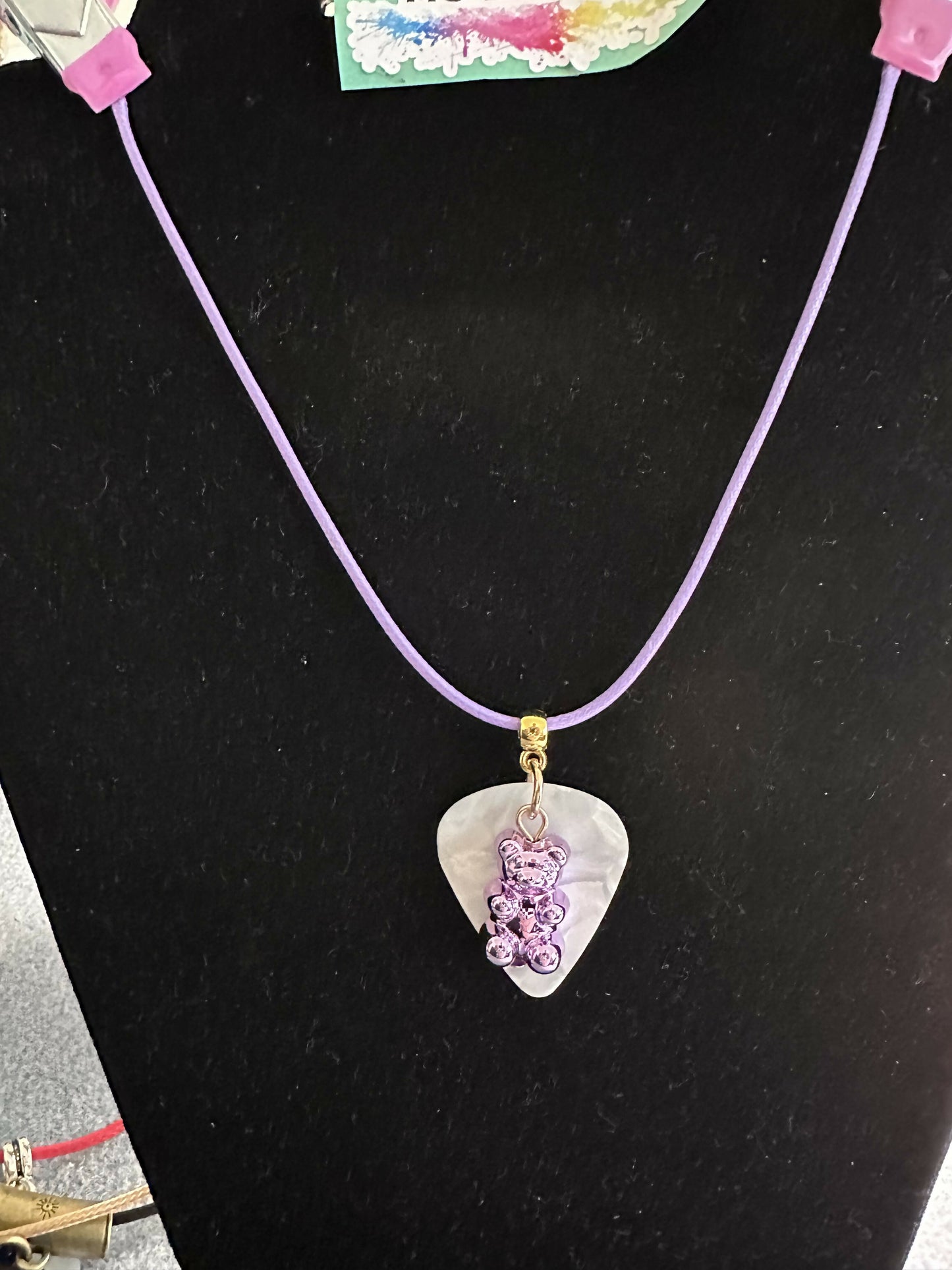 MJ guitar pick jewelry