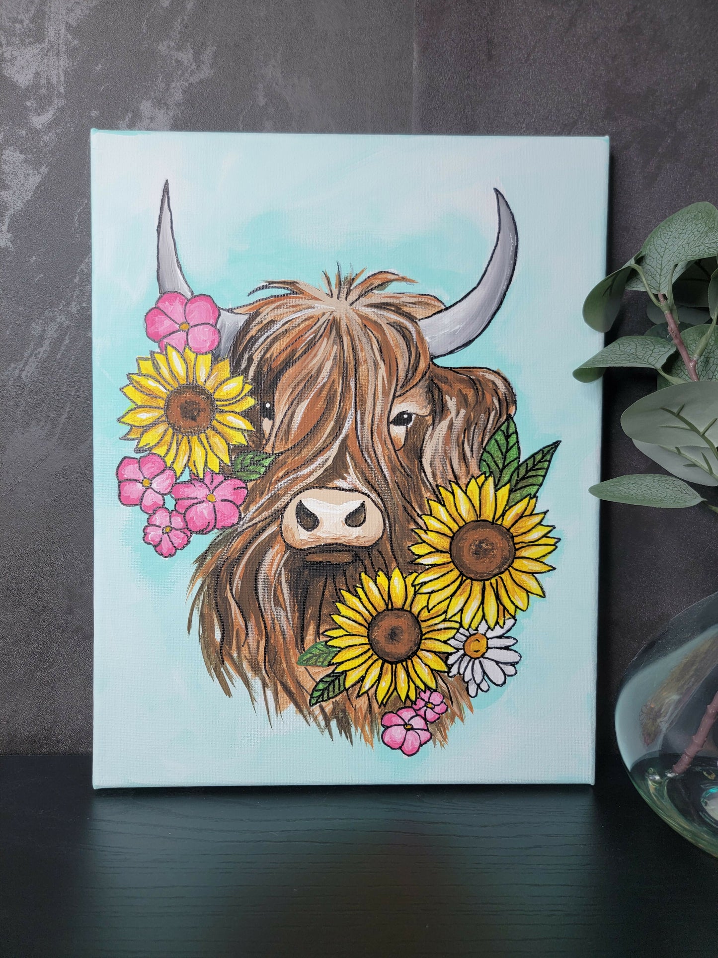 Highland Cow Take n' Paint Kit