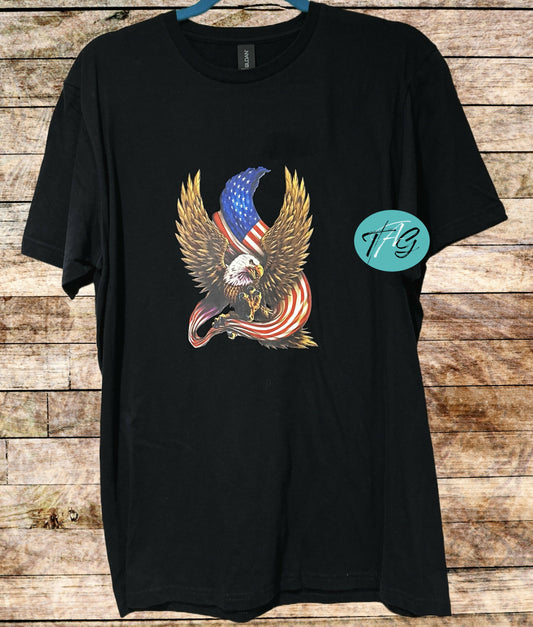 Patriotic Eagle Tshirt