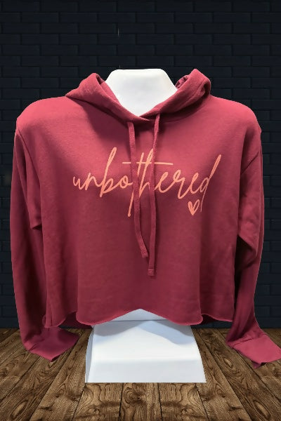 Unbothered Woman's Cropped Pullover