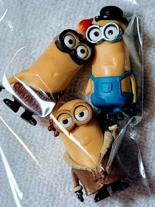 Minion Toy Figurine Lot of 3
