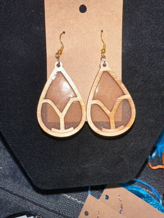 Yellowstone dangle earrings