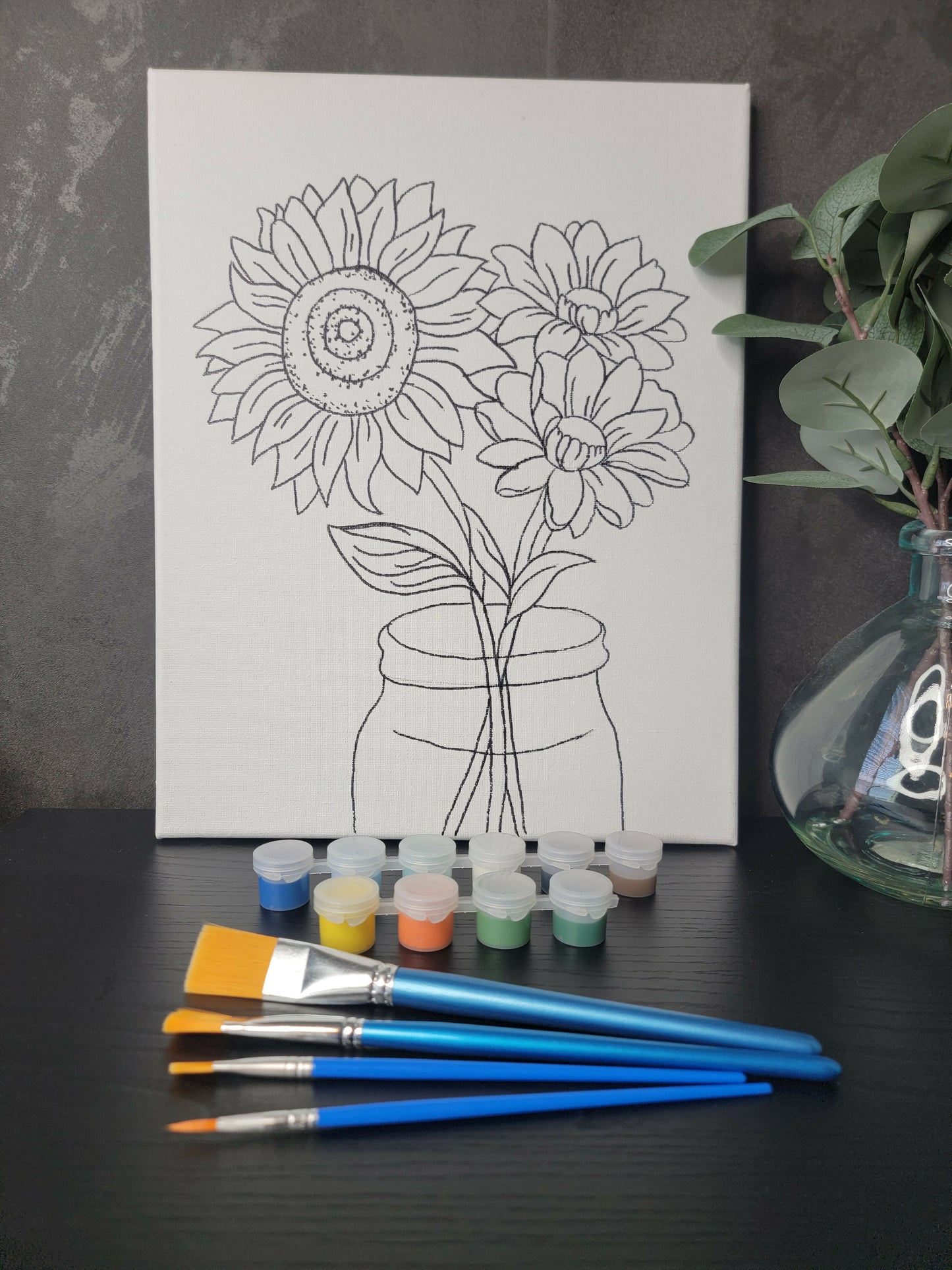 Flower Jar Take n' Paint Kit