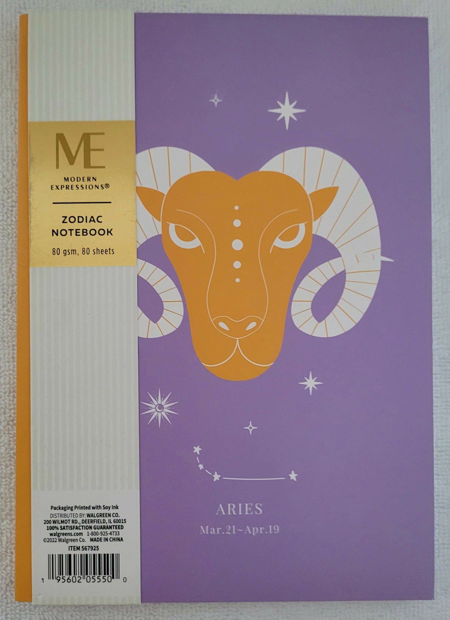 Zodiac Notebook 80 Sheets