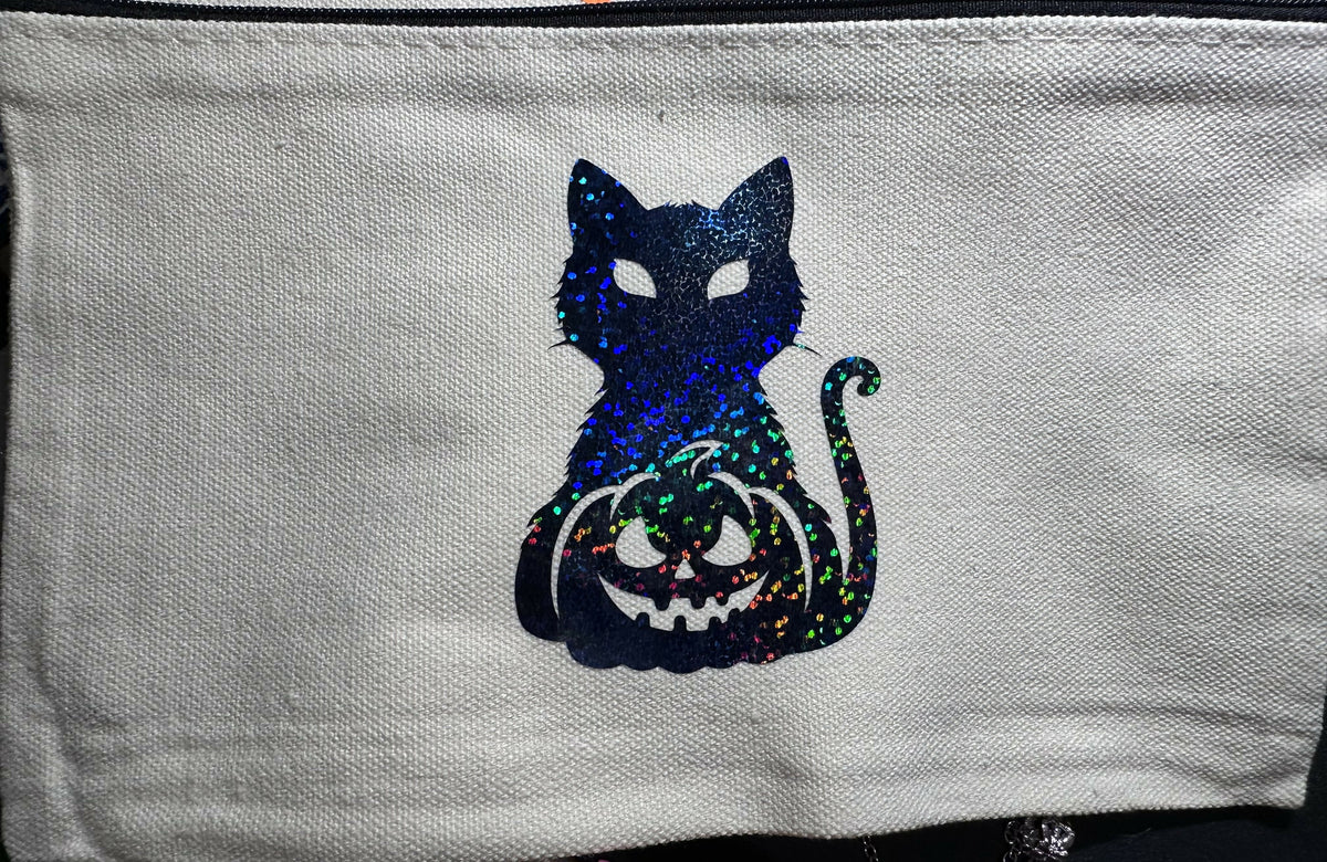 MJ canvas zipper bag