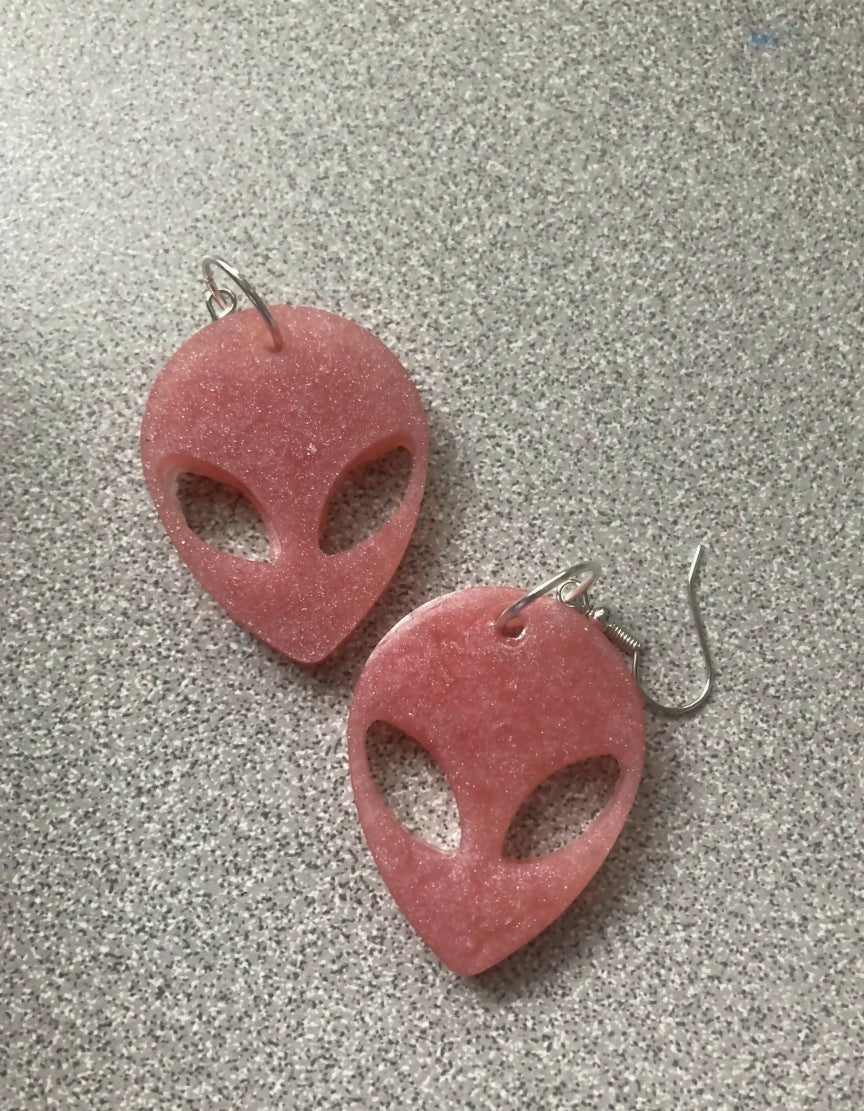 Alien Dangle Earrings