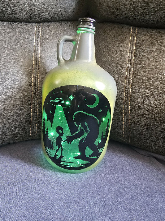 Big foot/ alien bottle