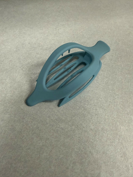 Flat Oval Clip -Blue