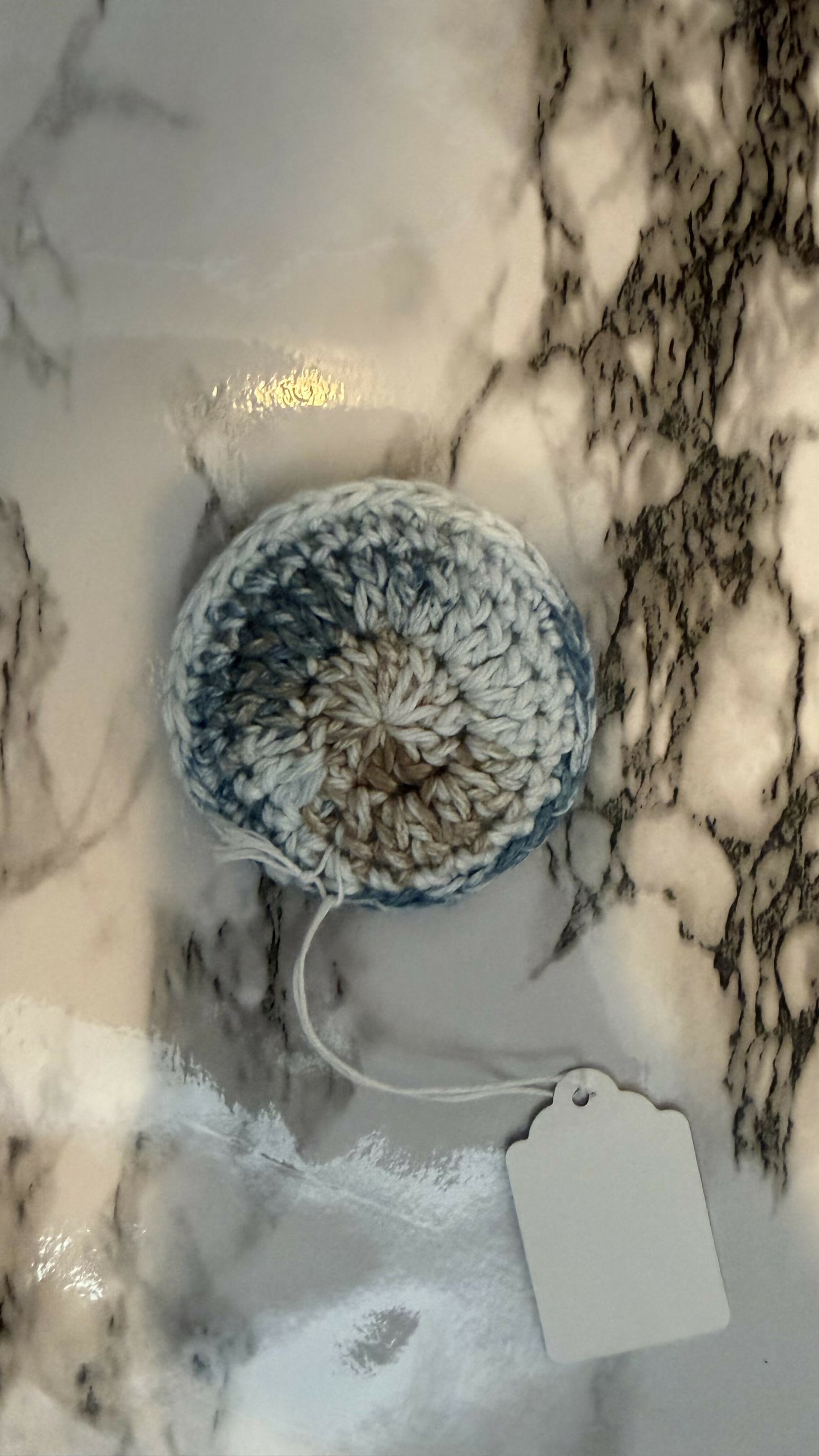 Crochet dish scrub