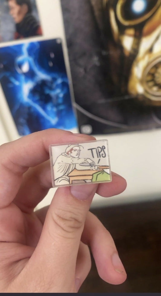 Tips Acrylic Pin