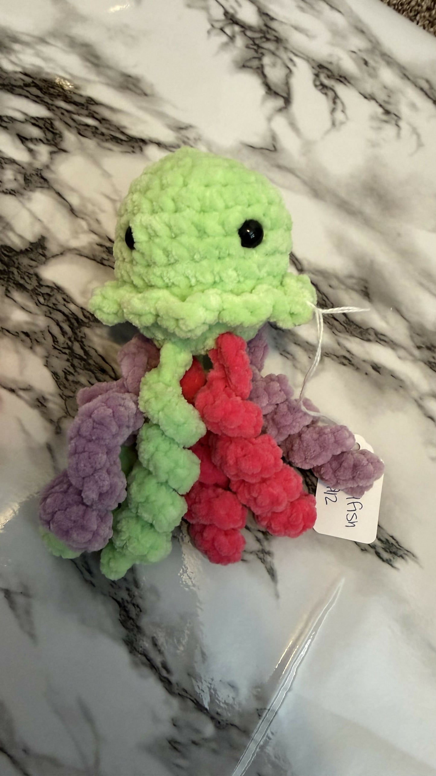 Crochet jelly fish