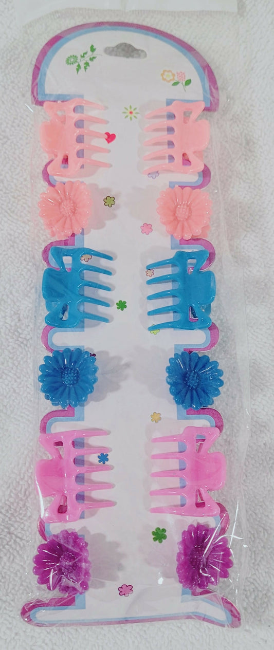 Girl's Hair Clips 6 Pairs