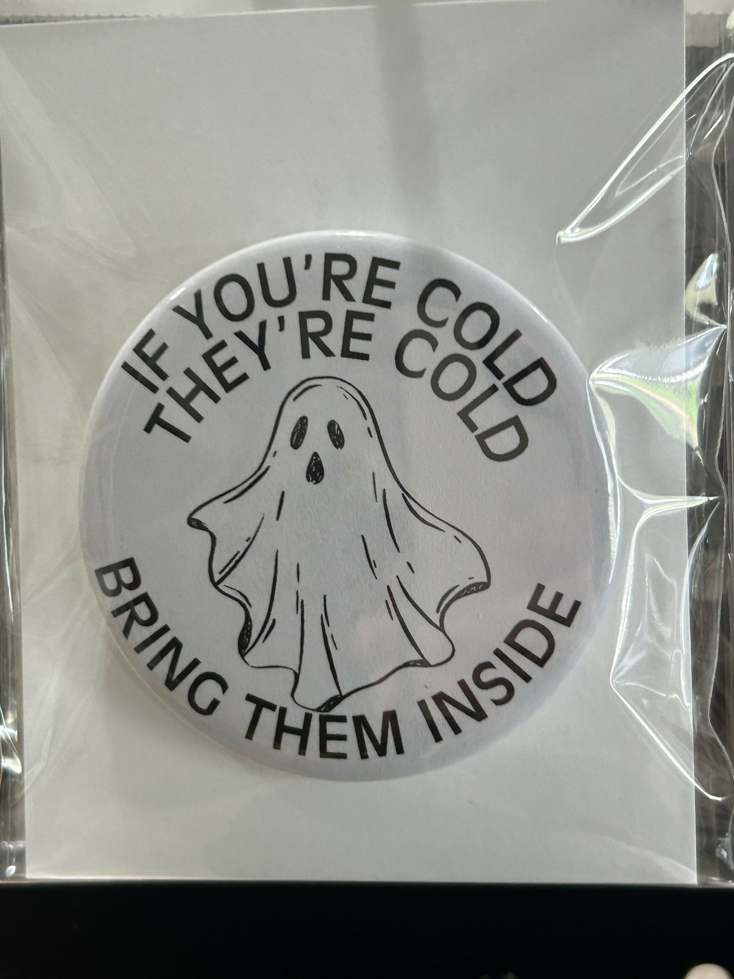Ghost Pinback Button