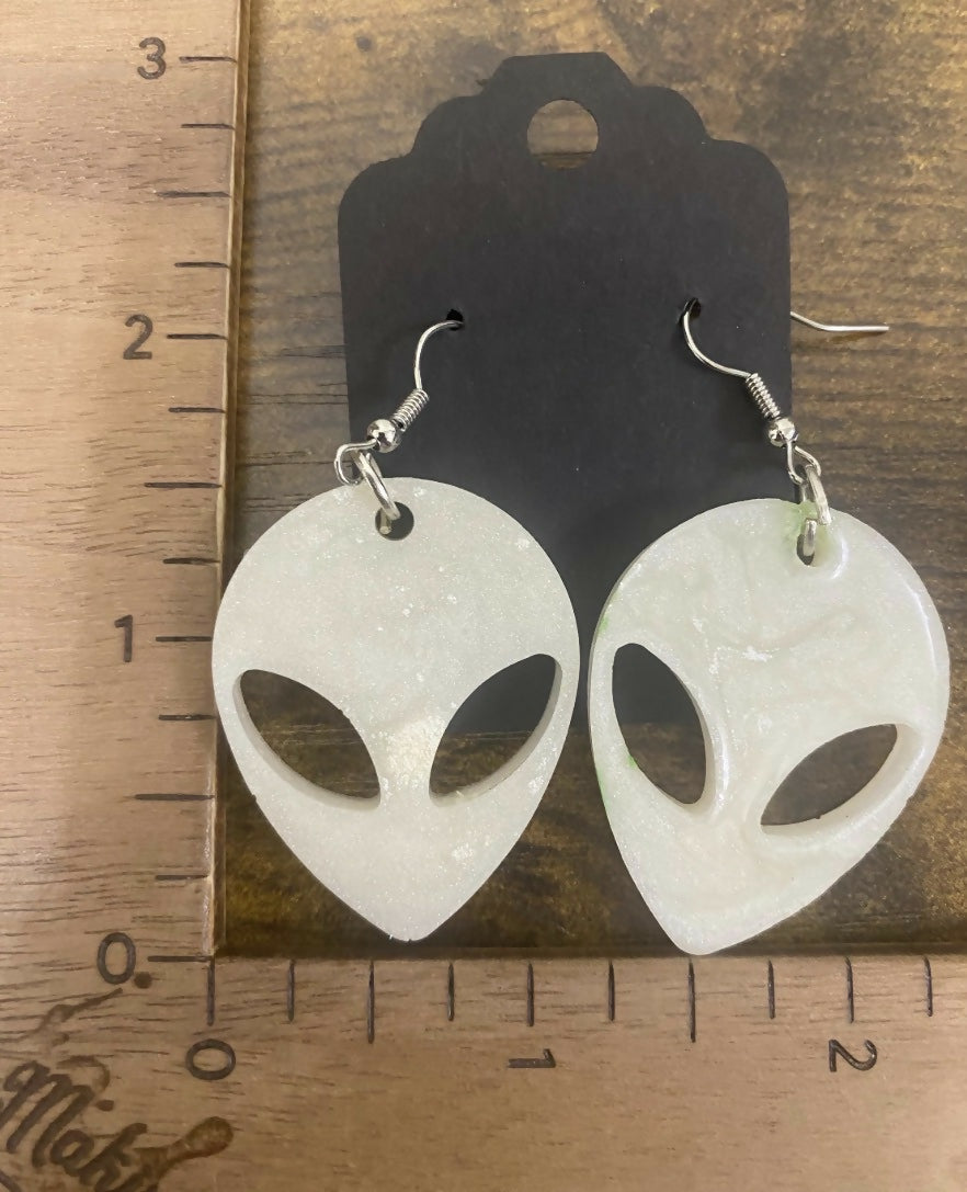 Alien Dangle Earrings