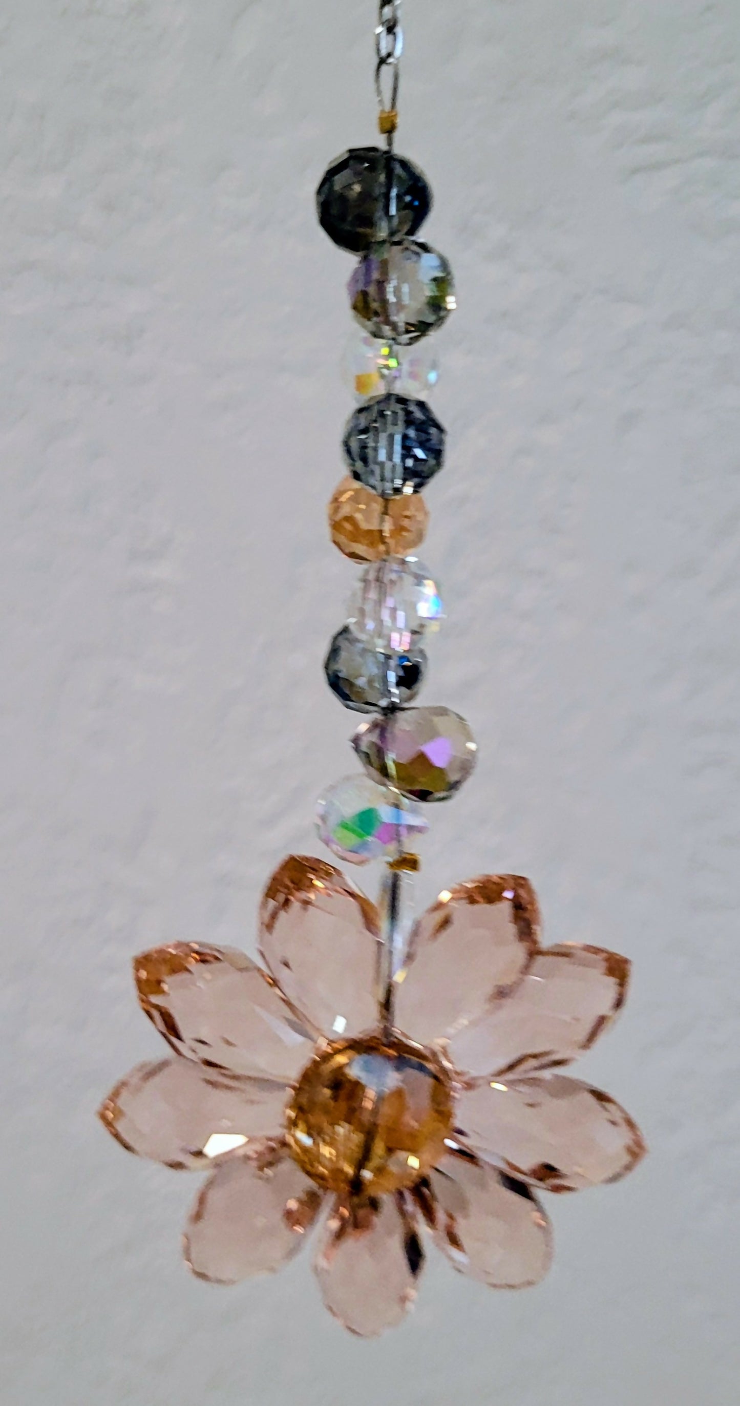 Floral Crystal Suncatcher