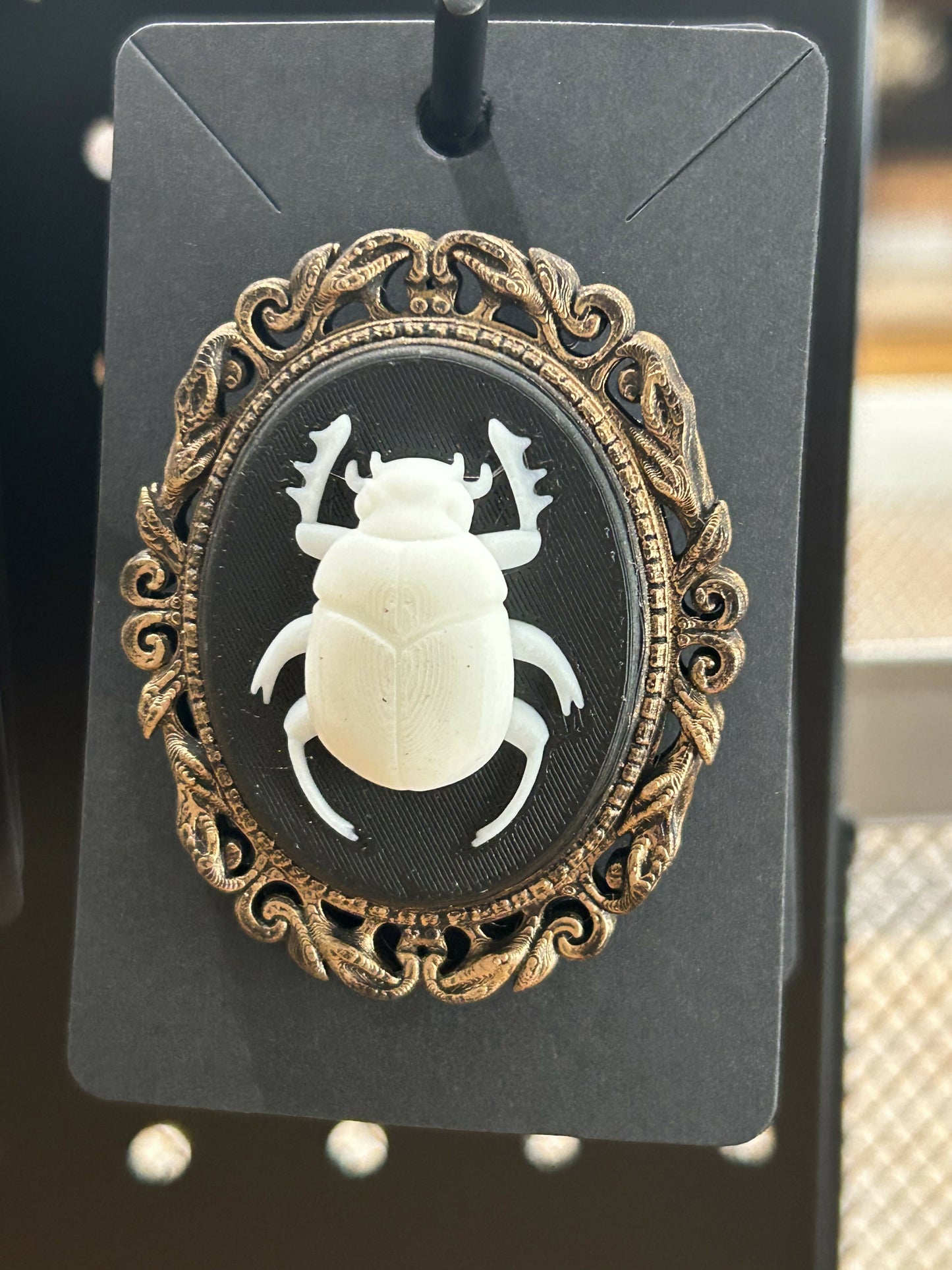 Beetle Brooch