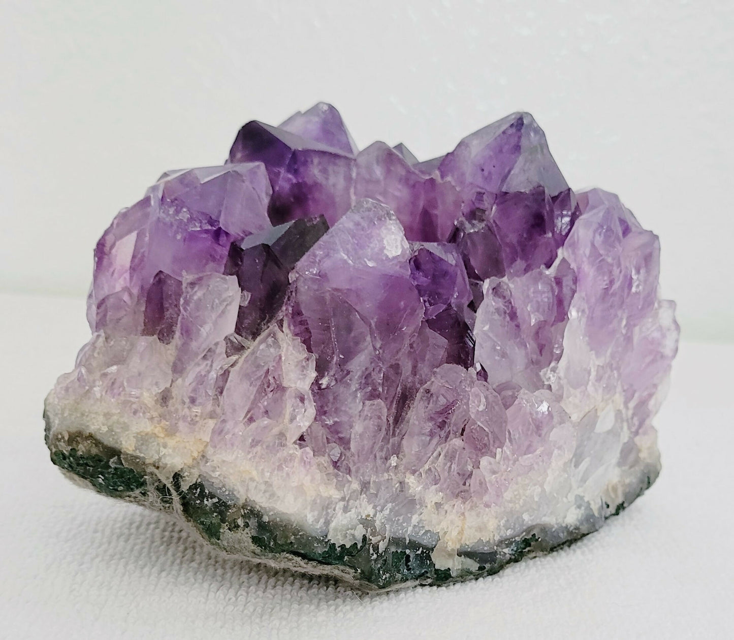 Large Amethyst Tea Light Holder Natural Crystal