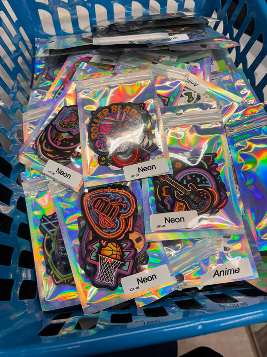 Neon sticker bundle