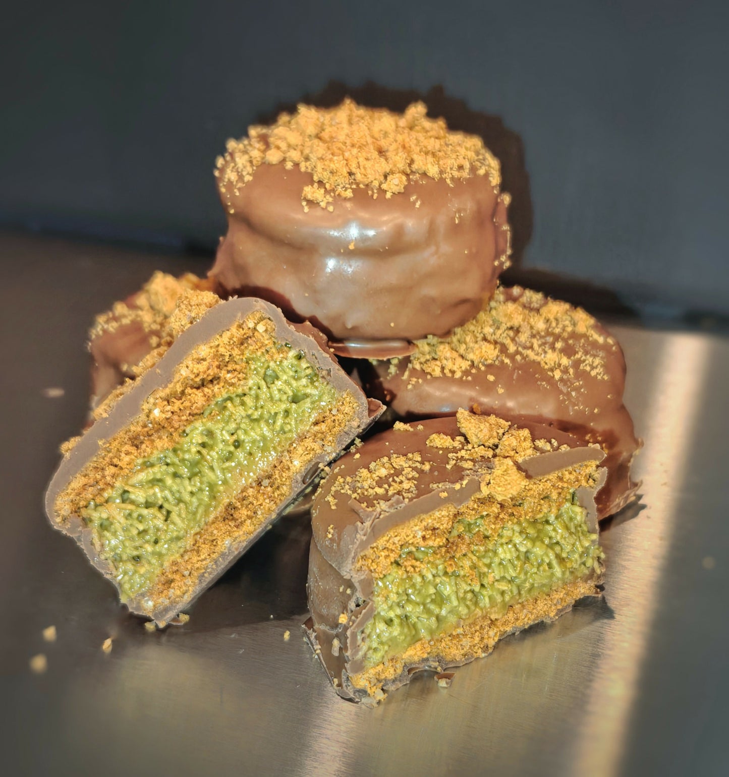 Chocobai Dubai Stuffed Biscoff Cookies