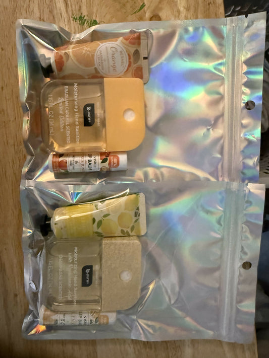 Hand sanitizer gift set