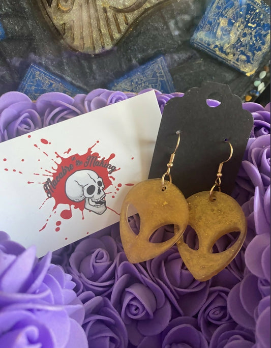 Alien Dangle Earrings