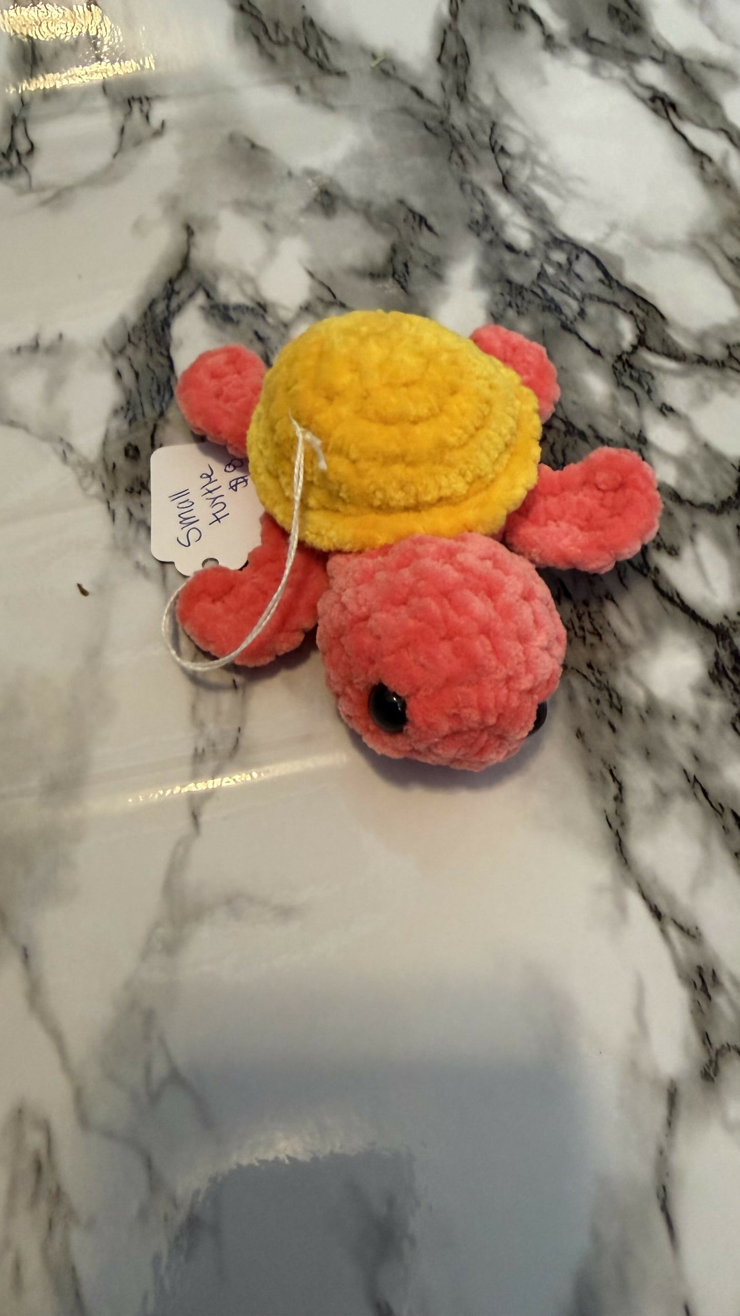 Crochet small turtles
