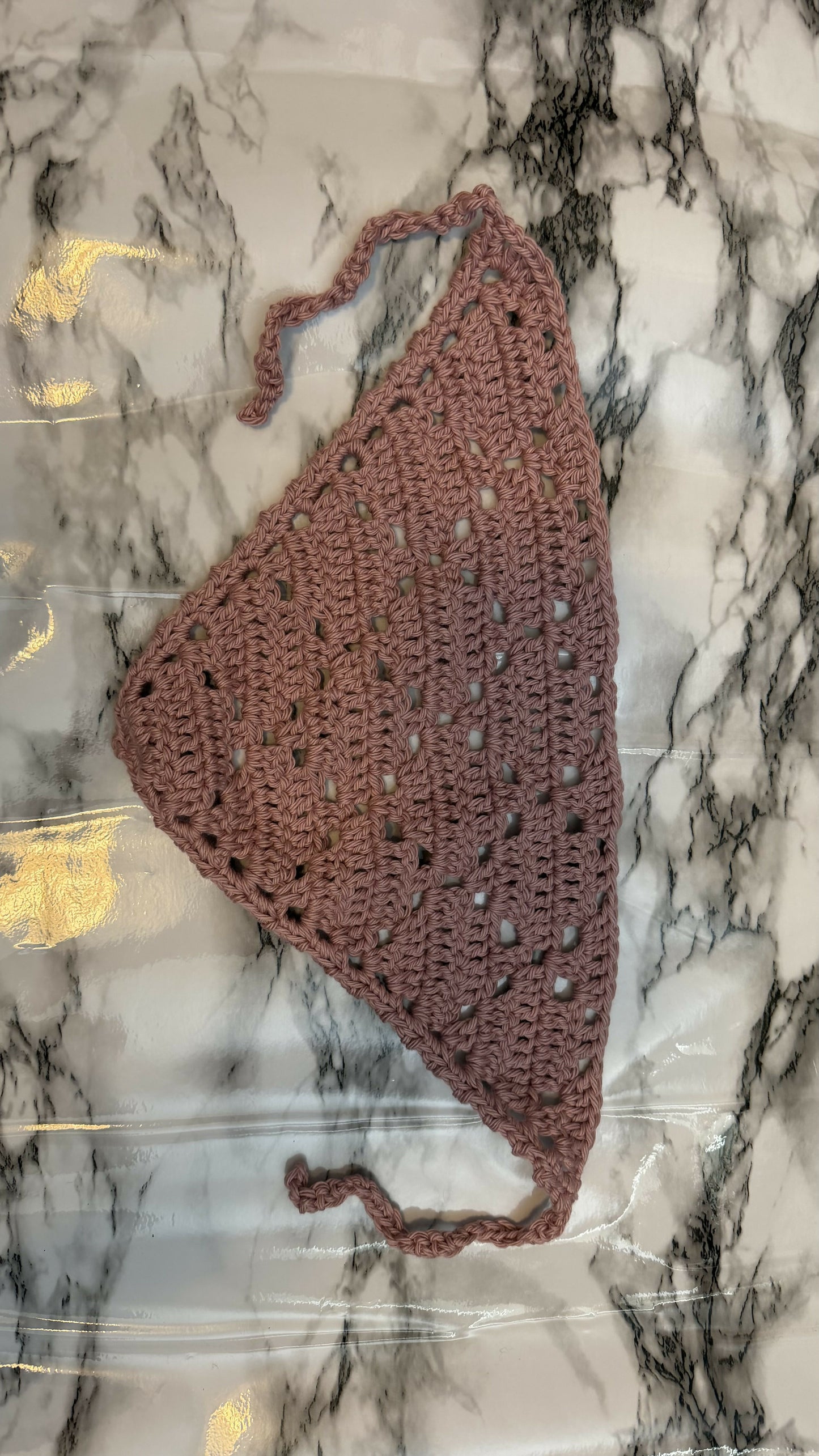 Crochet bandanna