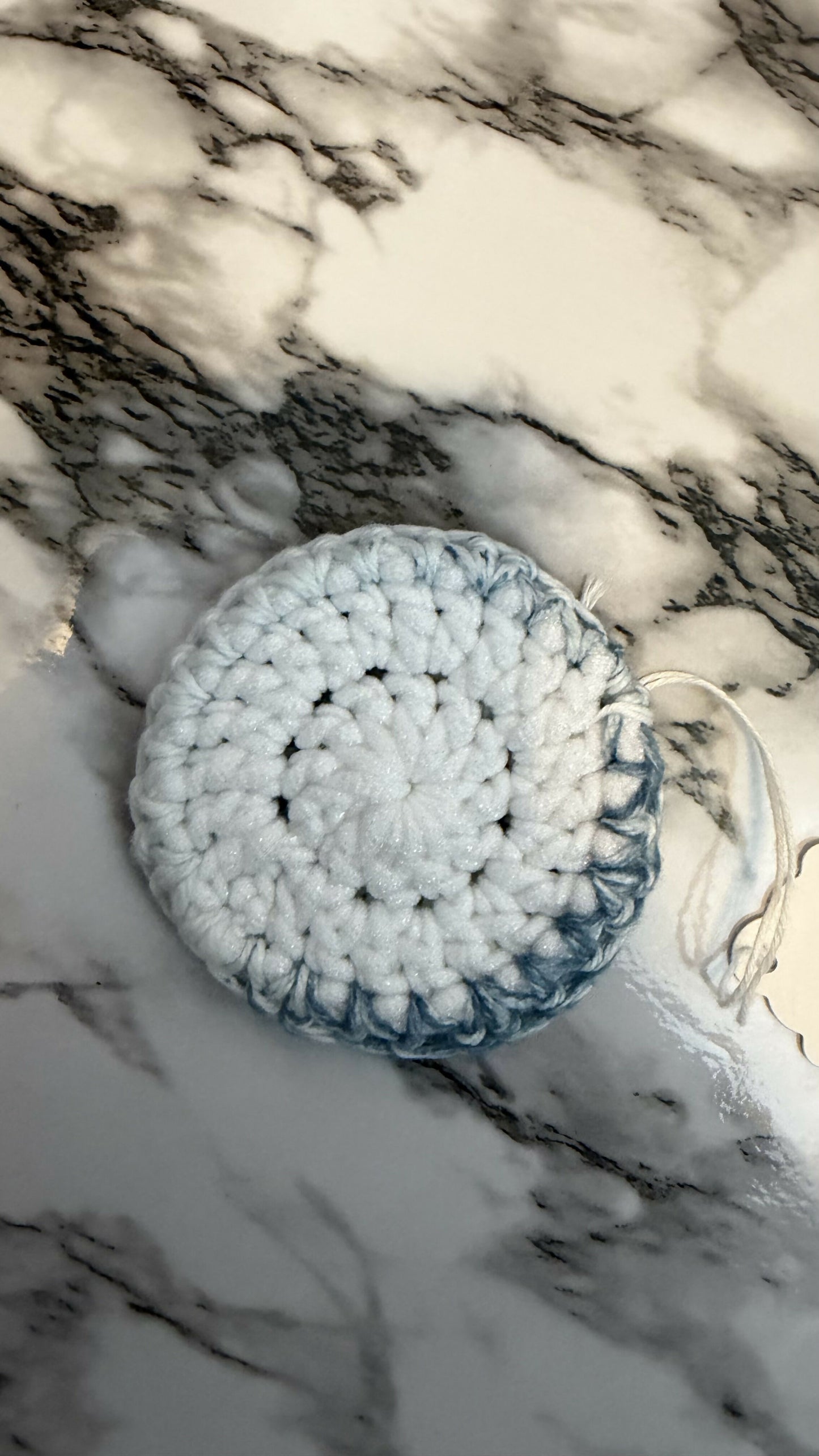 Crochet dish scrub