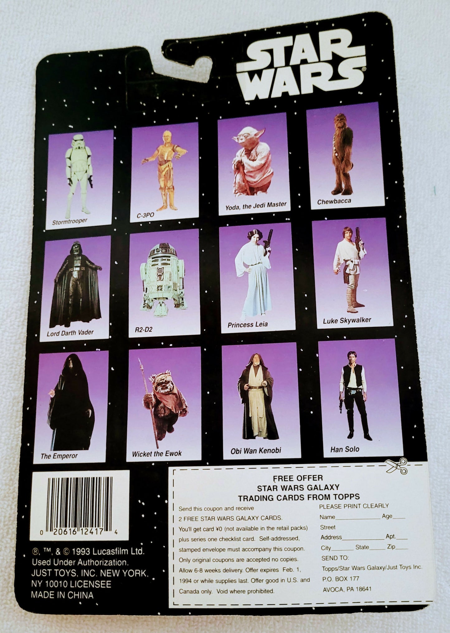 Vtg bend-em Star Wars Luke Skywalker 1993