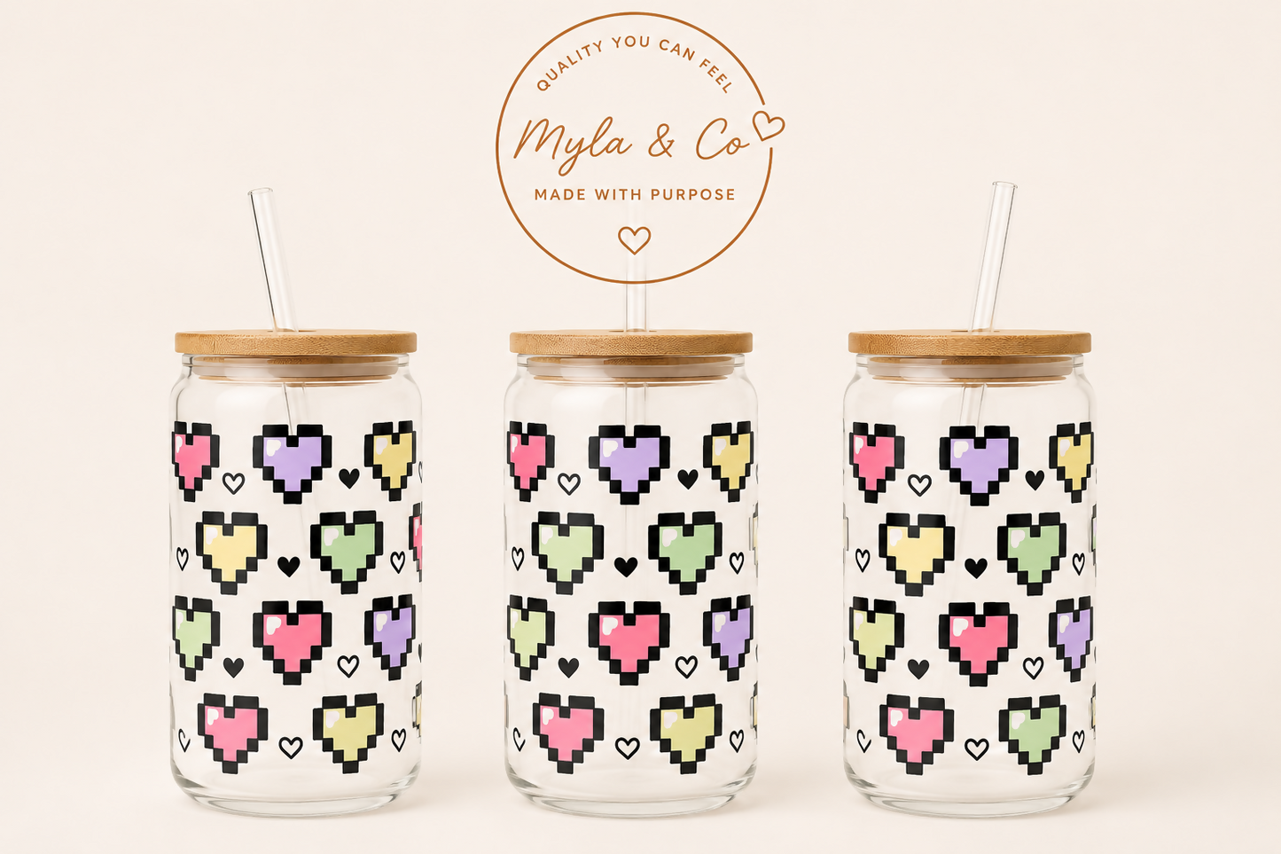 16oz Glass Tumblers
